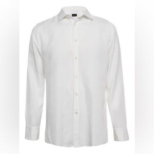 Ermenegildo Zegna White Button Down Shirt